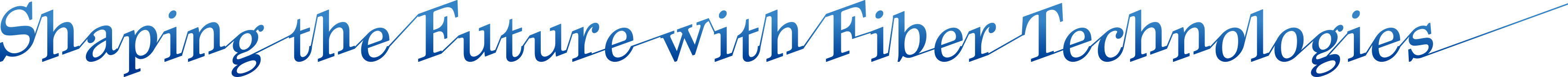 Shaping the Future with Fiber Technologies