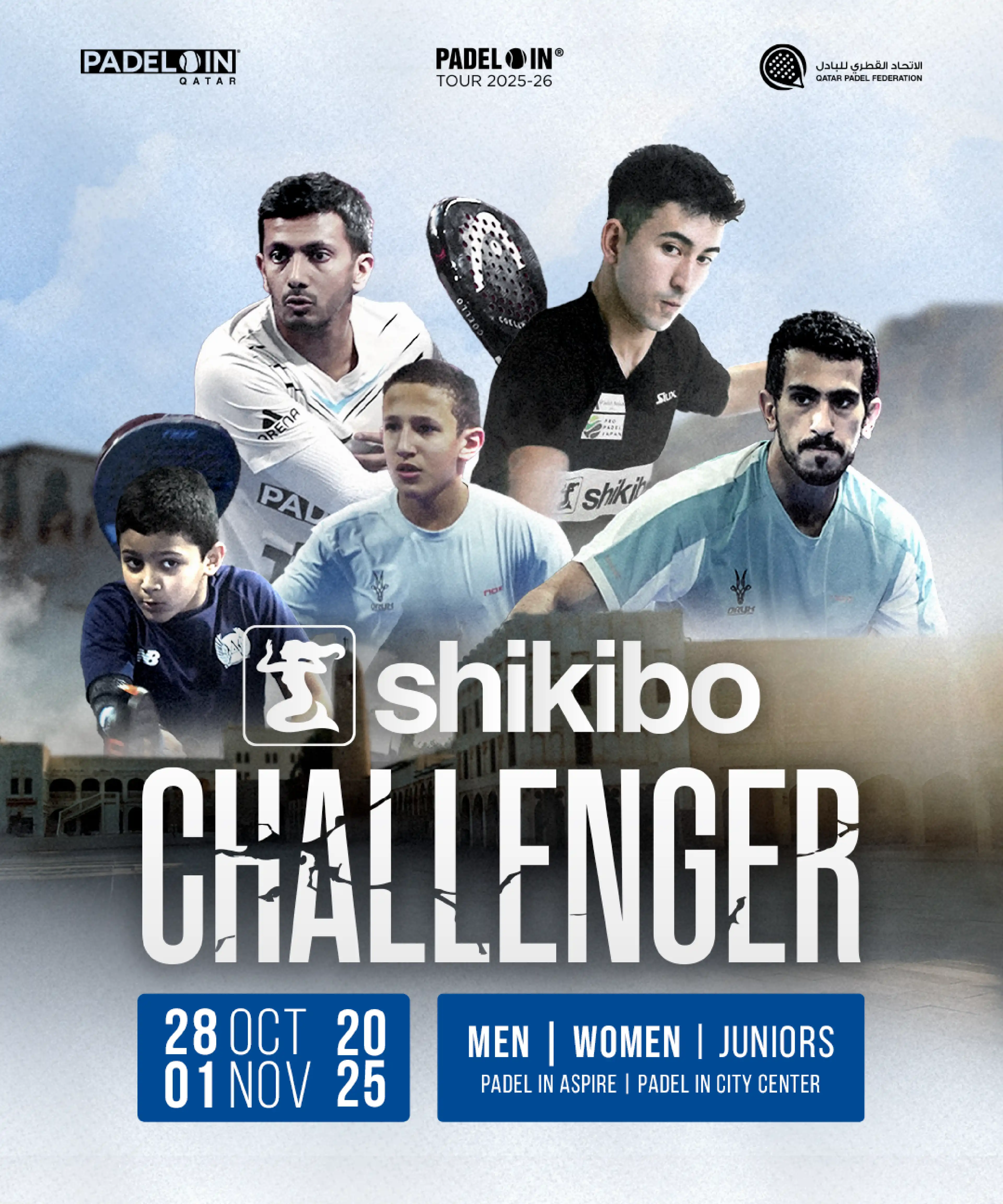 shikibo CHALLENGER | Padel Tournament Sponsored by SHIKIBO LTD. in Doha