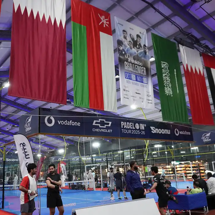 SHIKIBO LTD. proudly sponsors the 'shikibo CHALLENGER' padel tournament in Doha, Qatar.