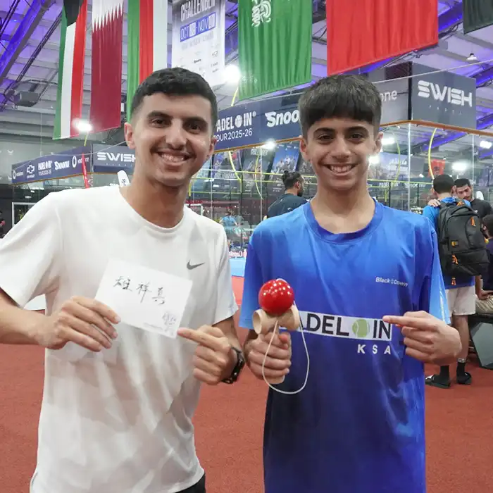 SHIKIBO LTD. proudly sponsors the 'shikibo CHALLENGER' padel tournament in Doha, Qatar.