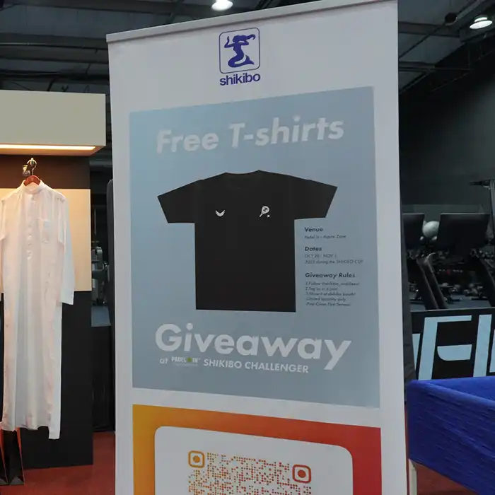 SHIKIBO LTD. proudly sponsors the 'shikibo CHALLENGER' padel tournament in Doha, Qatar.