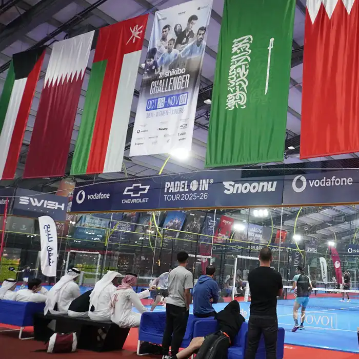 SHIKIBO LTD. proudly sponsors the 'shikibo CHALLENGER' padel tournament in Doha, Qatar.