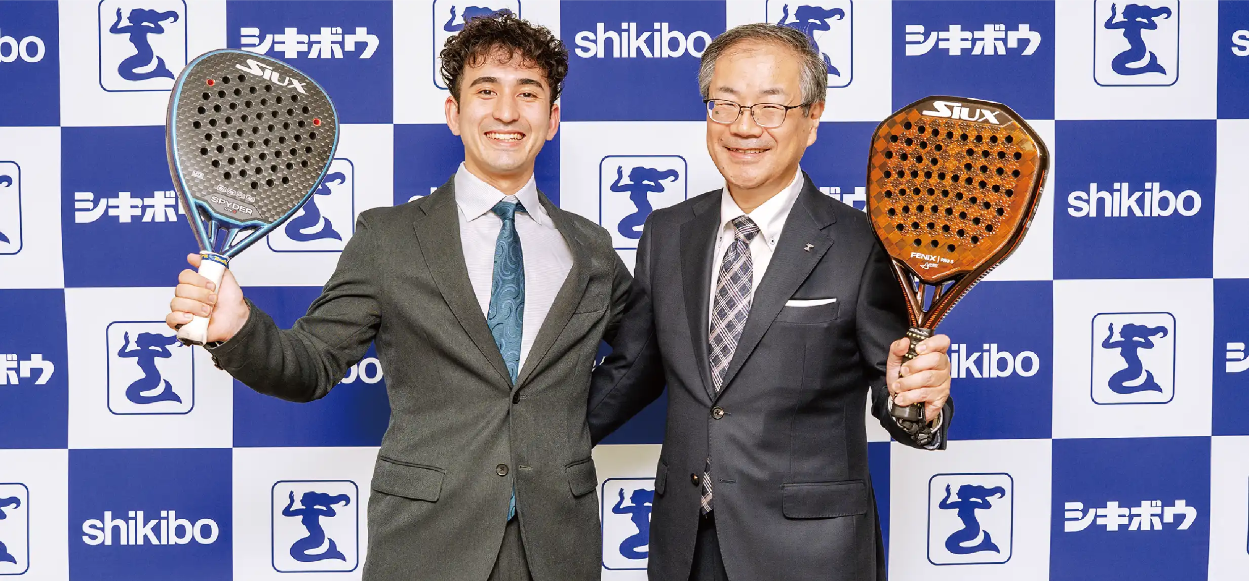 Professional padel player Leon Aurelius Taira and Shikibo Co., Ltd. discuss the co-creation of sports and business