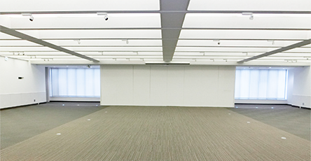 展示会やセールにも適したシキボウホール7階大ホール